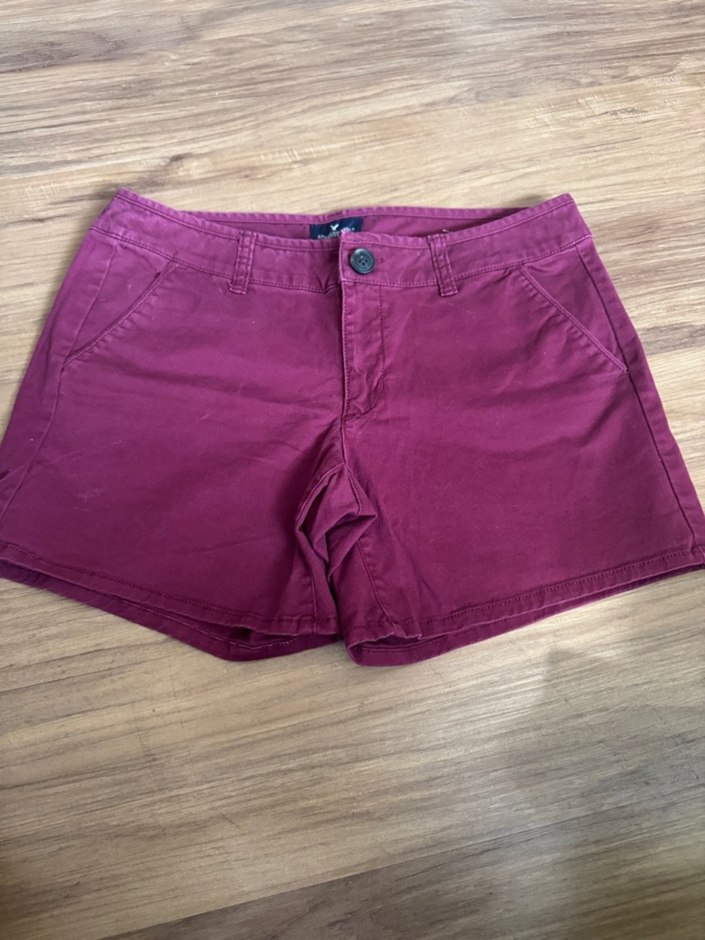 American Eagle Outfitters Women's Burgundy Shorts
